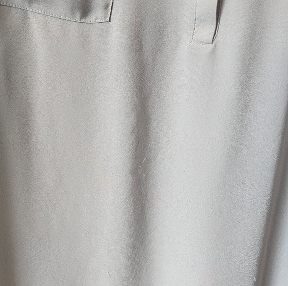 Torrid Harper Georgette Pullover 3/4 Sleeve Blouse Gray - Picture 10 of 10